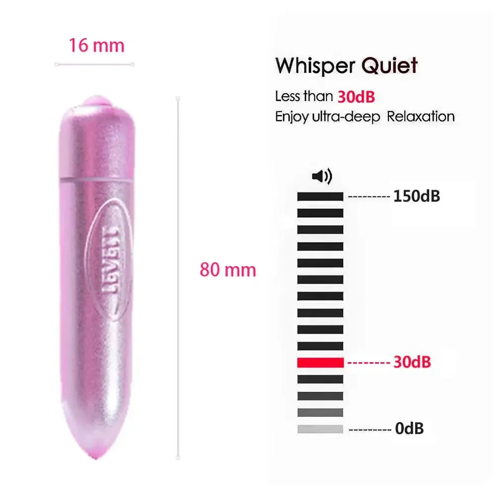 16 Speed Bullet Vibrator For G Spot & Clitoris Stimulation