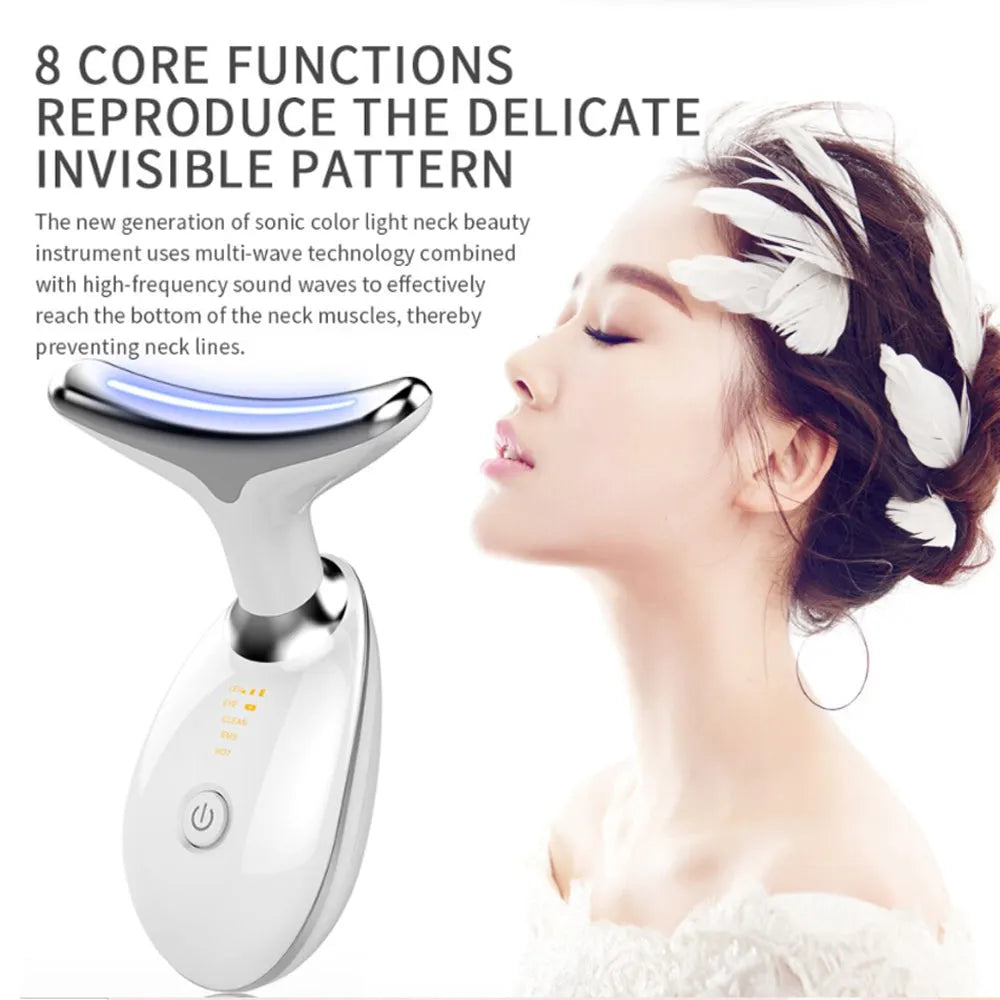 Vibe Geeks Neck and Face Skin Tightening IPL Care Device