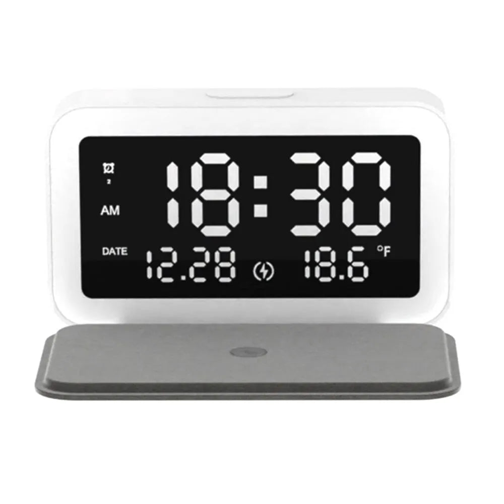 Vibe Geeks LED Digital Alarm Clock and Wireless Phone