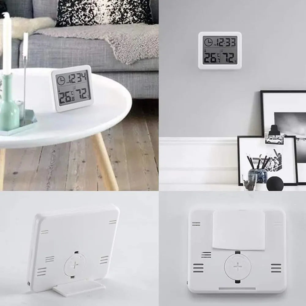 Vibe Geeks Thermometer and Humidity Monitor with 3.2” LCD