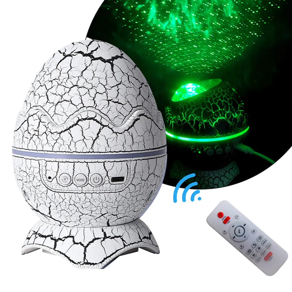 Vibe Geeks USB Plugged - in Dinosaur Egg Starry Night