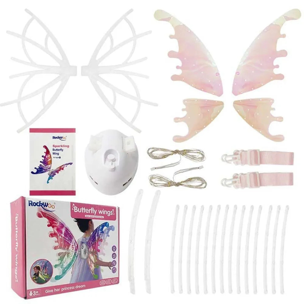 Vibe Geeks Children’s DIY Lighting Fairy Wings Dress Up
