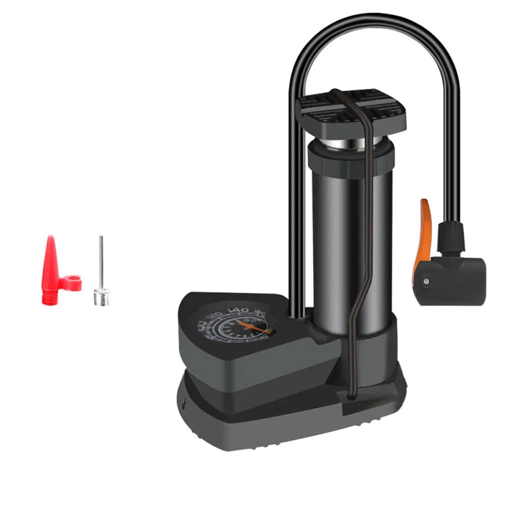 Vibe Geeks Bike Floor Pump Portable Anti - Slip Tyre