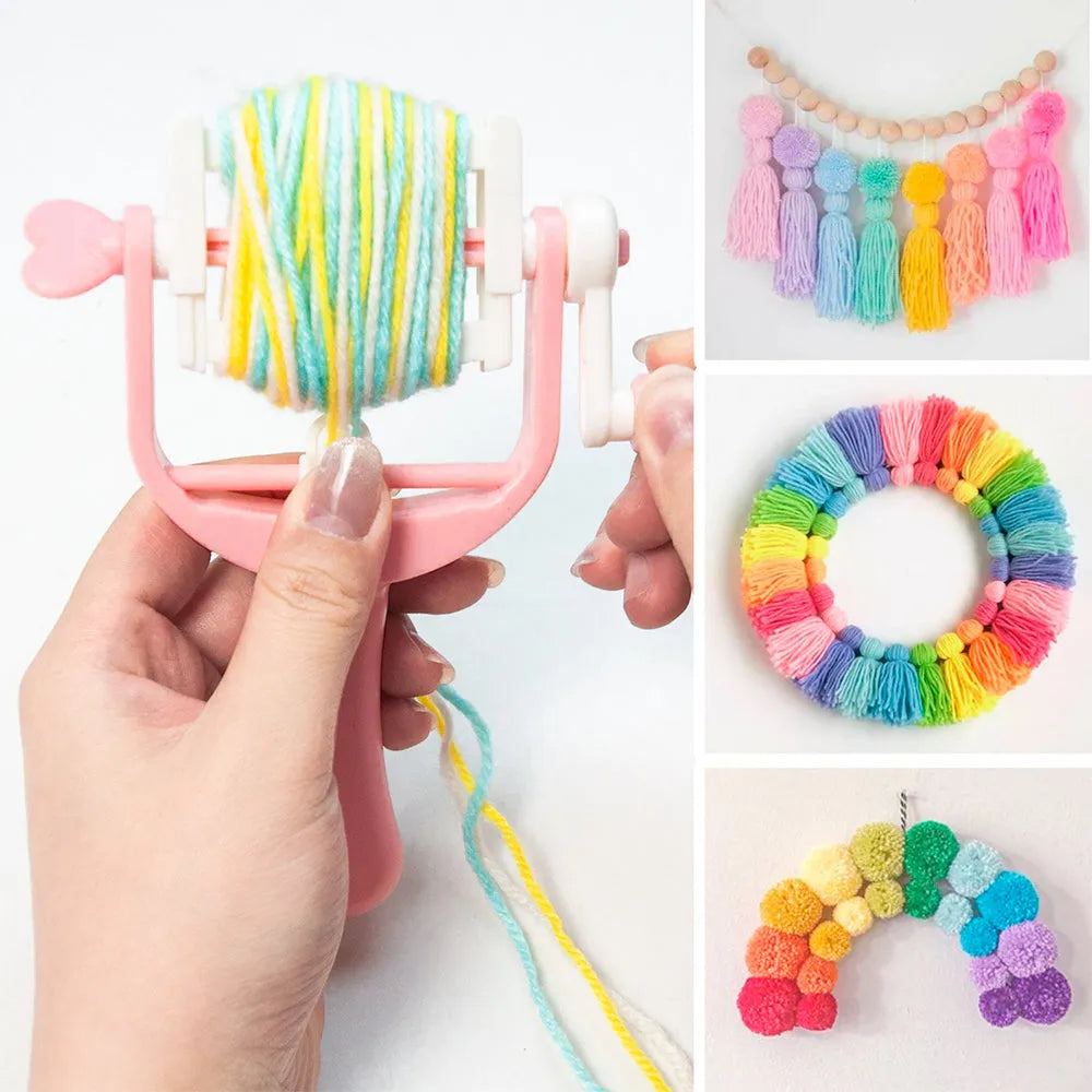 Vibe Geeks DIY Wool Yarn Craft Tassel and Pompom Maker Tool