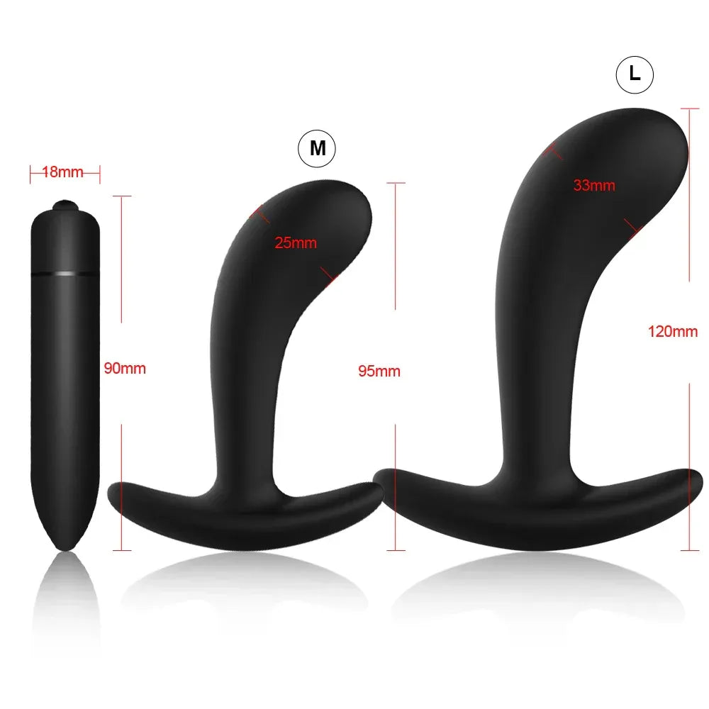 3-Piece Silicone Anal Plug Set for Anal Play