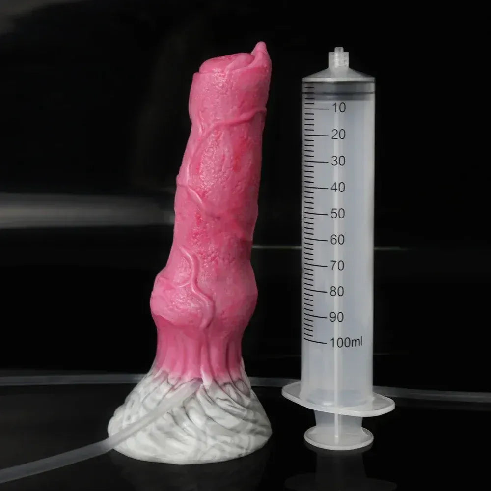 6.1In Ejaculating Wolf Dildo Realistic Animal G-Spot & Anal