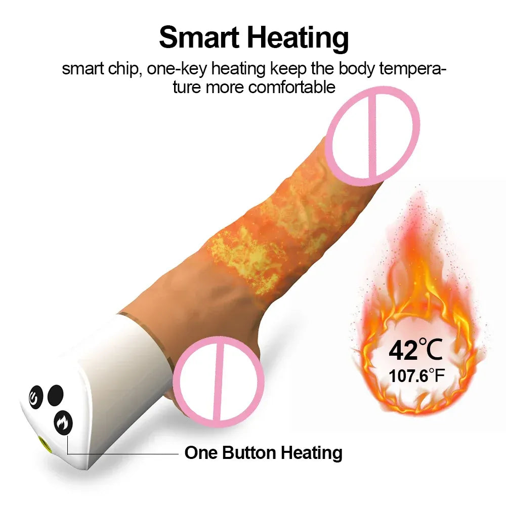 Automatic Thrusting G-Spot Dildo with Suction Cup