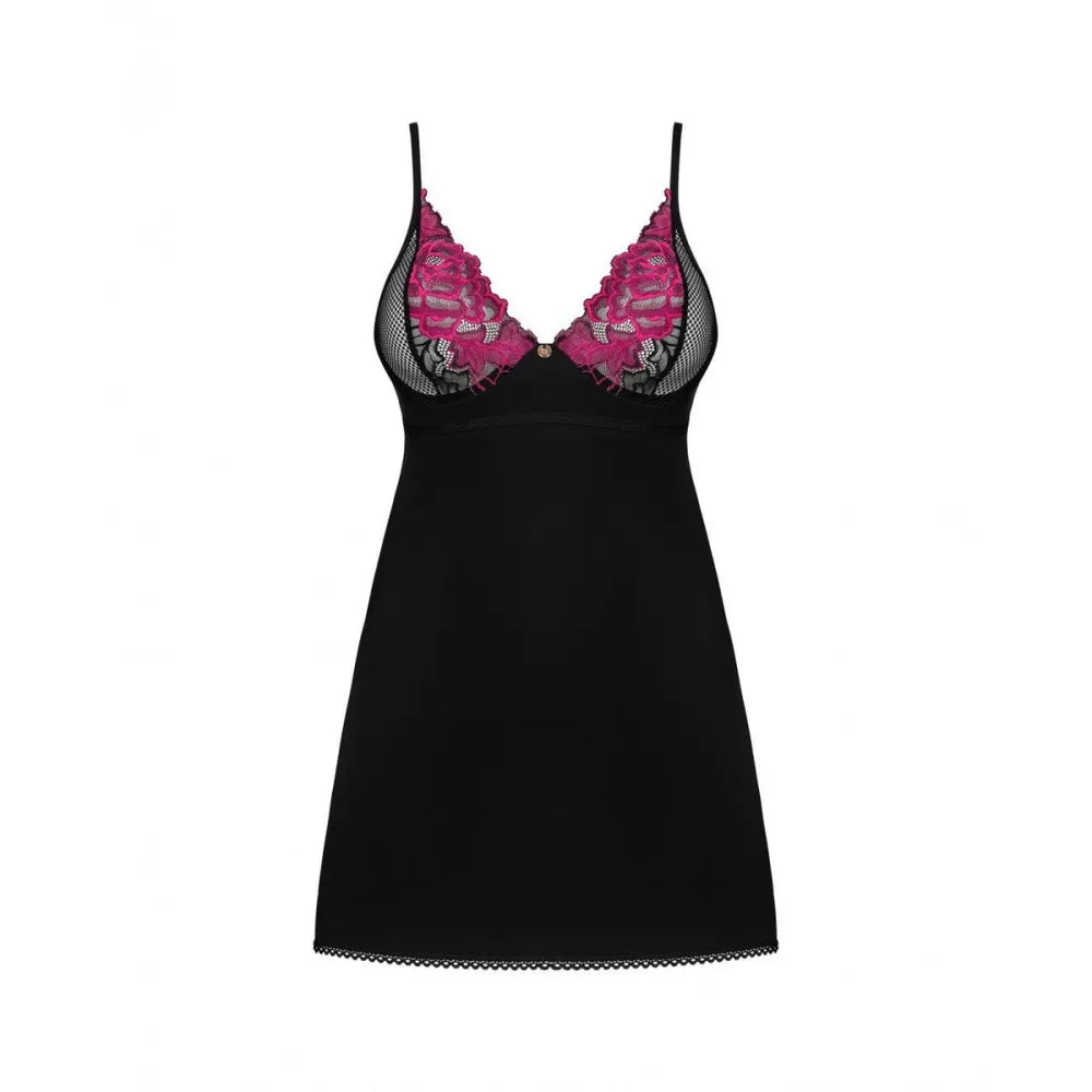 Babydoll & Thong By Obsessive Xl/Xxl