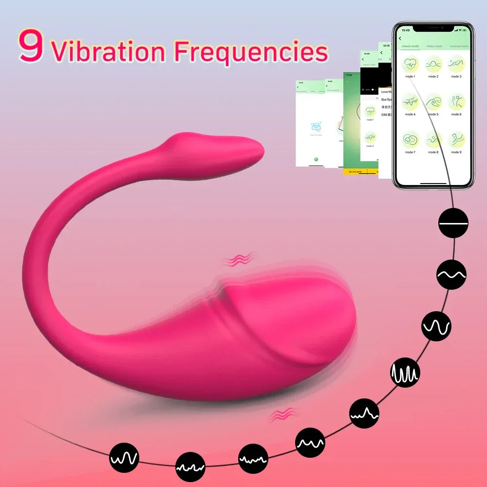 Bluetooth Wearable Egg Vibrator For Women