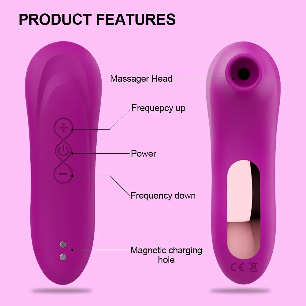 Clit Sucker Vibrator for Women - Oral Stimulator