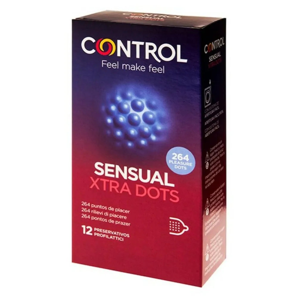 Condoms Sensual Xtra Dots By Control 12 Uds