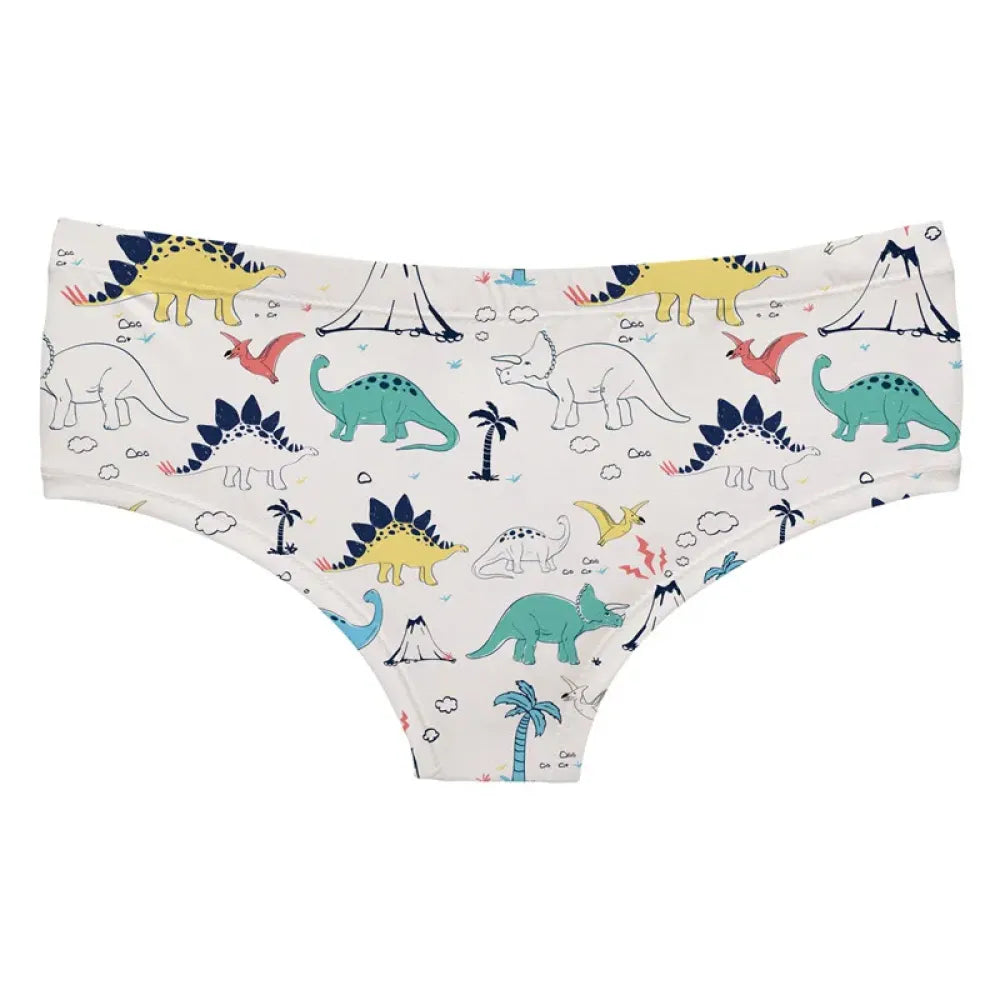 DeanFire Super Soft Women 3D Panties Underwear DINOSAURS