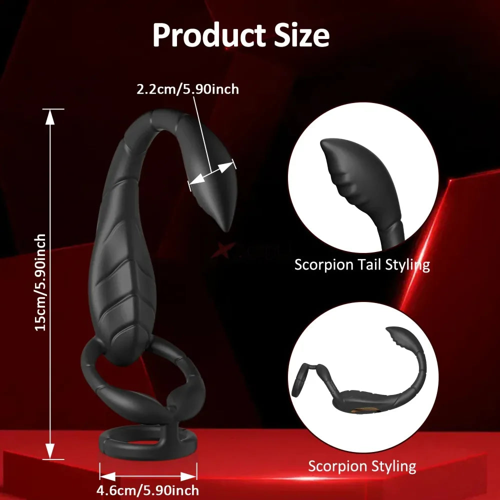 Double Ring Prostate Vibrator for Men - Delay Ejaculation