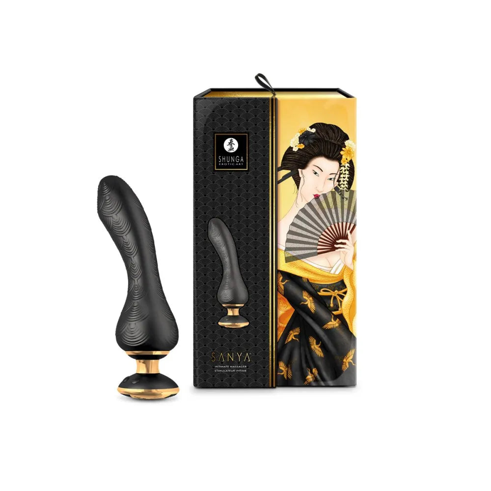 G-Spot Vibrator By Shunga Sanya Black