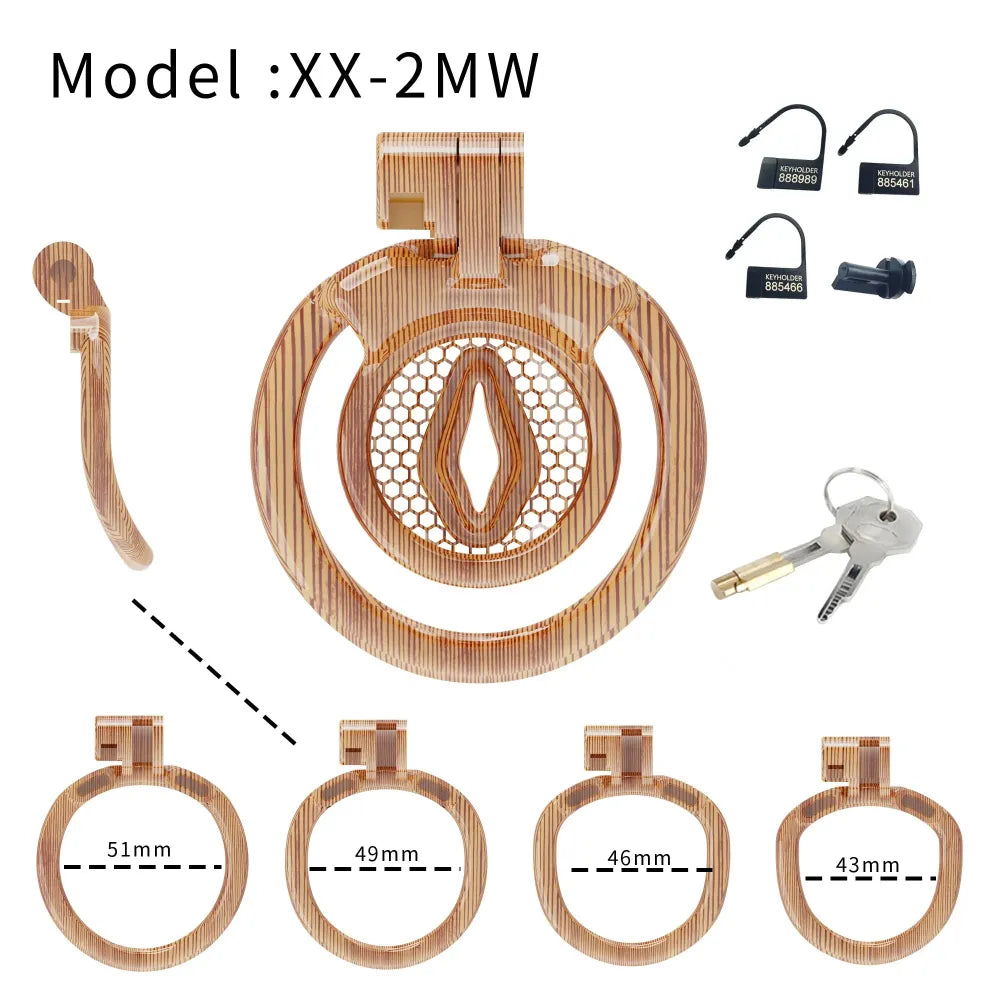 Lightweight Male Chastity Cage Cock Cage for Men Bondage