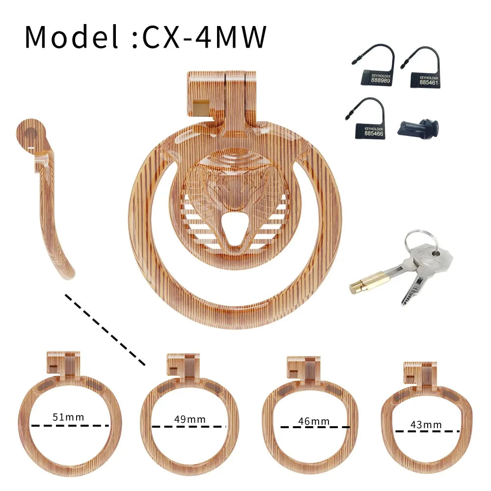 Lightweight Male Chastity Cage Cock Cage for Men Bondage