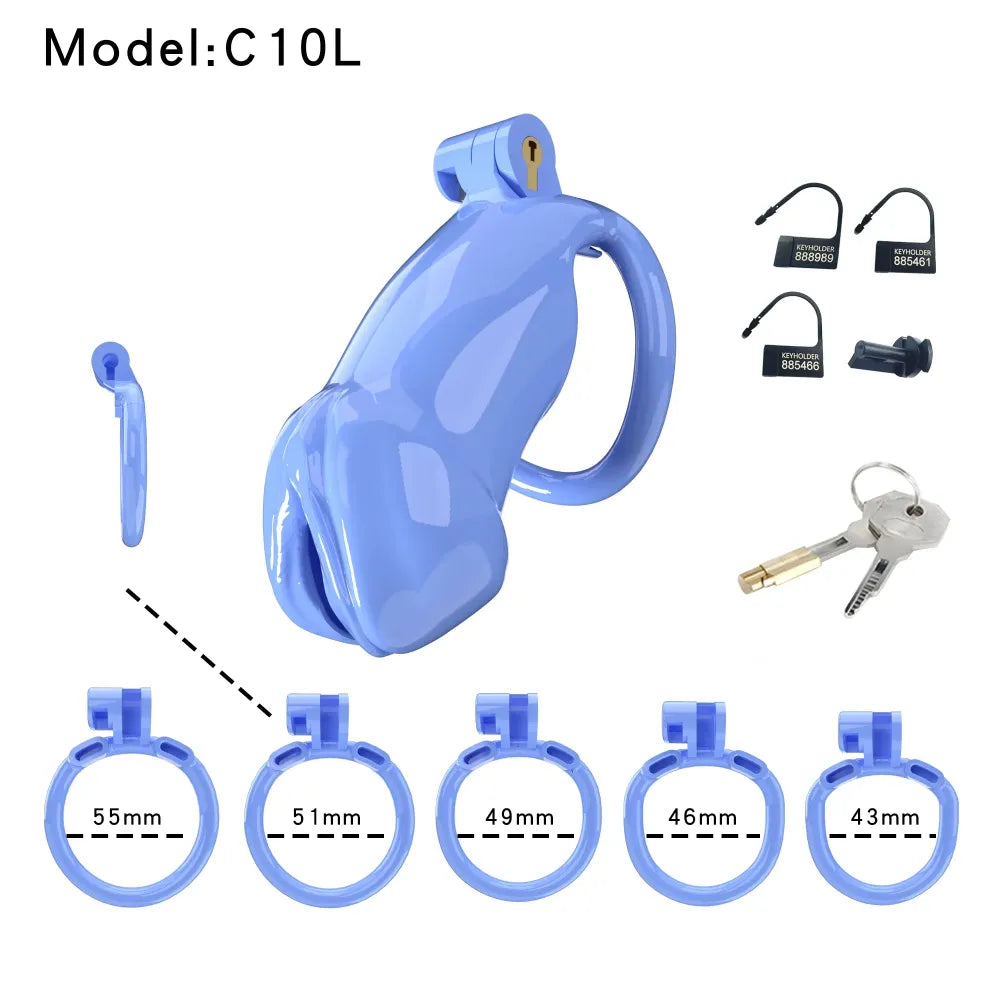 Lightweight Male Chastity Cage Plastic Cock Lock for Men