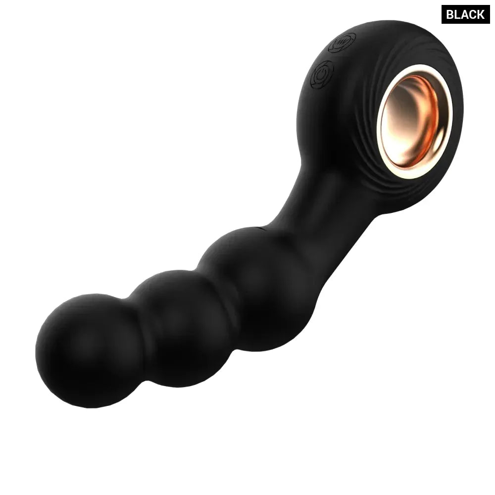 Male Prostate Massager 3 Beads Vibrating Anal Stimulation
