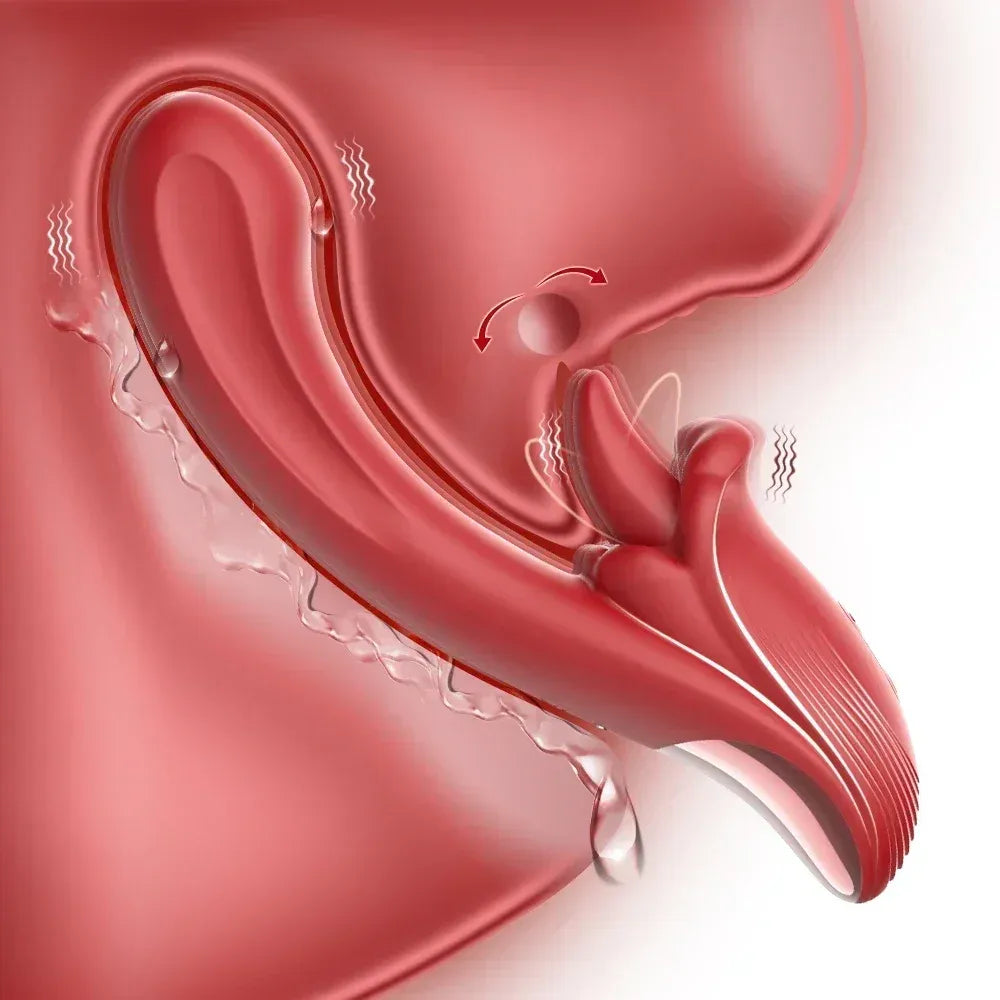 Powerful Dual Stimulation Vibrator For Women G-Spot & Clit