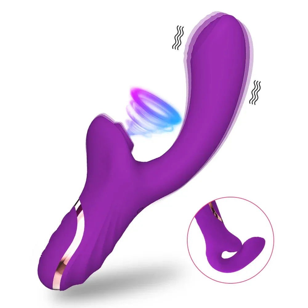 Rechargeable Clit Sucker Vibrator - Powerful Stimulation