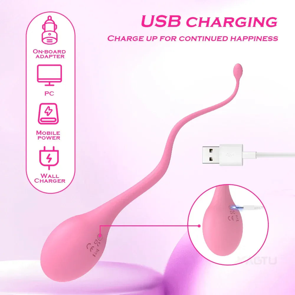 Remote Control Vibrating Love Egg for Women Stimulator G