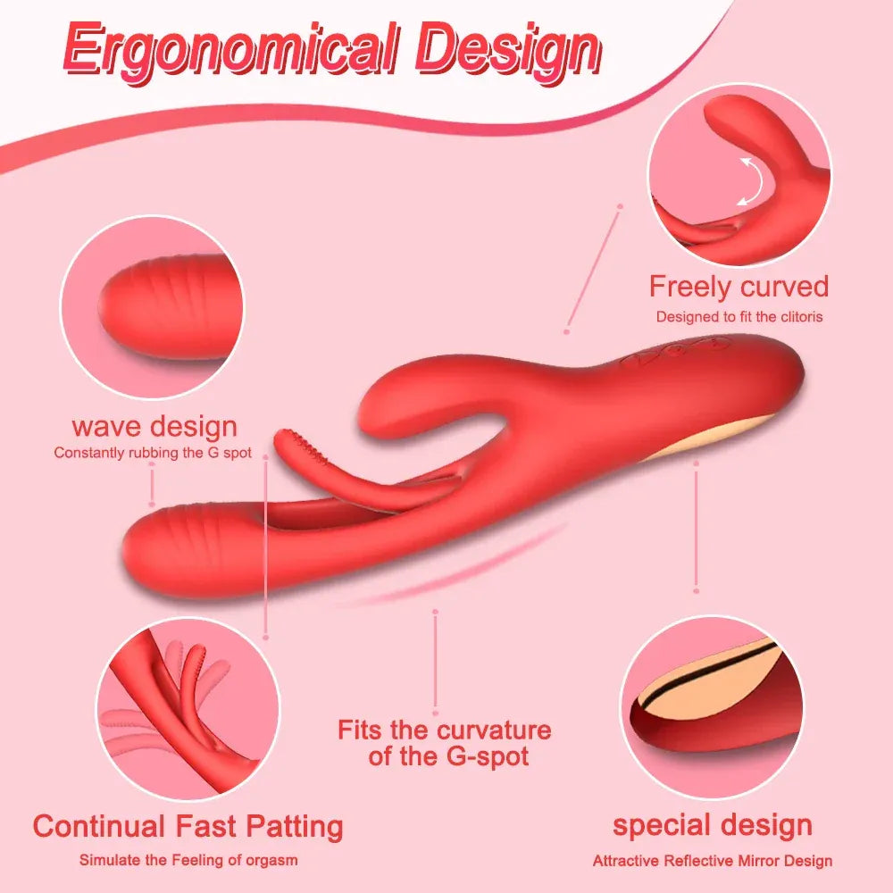 Silicone G Spot Vibrator for Women - 21 Modes