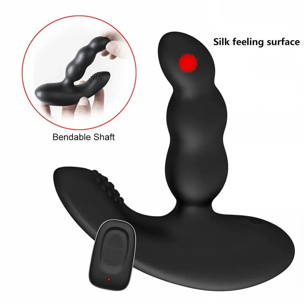 Silicone Prostate Massager For Men Vibrating Anal Plug