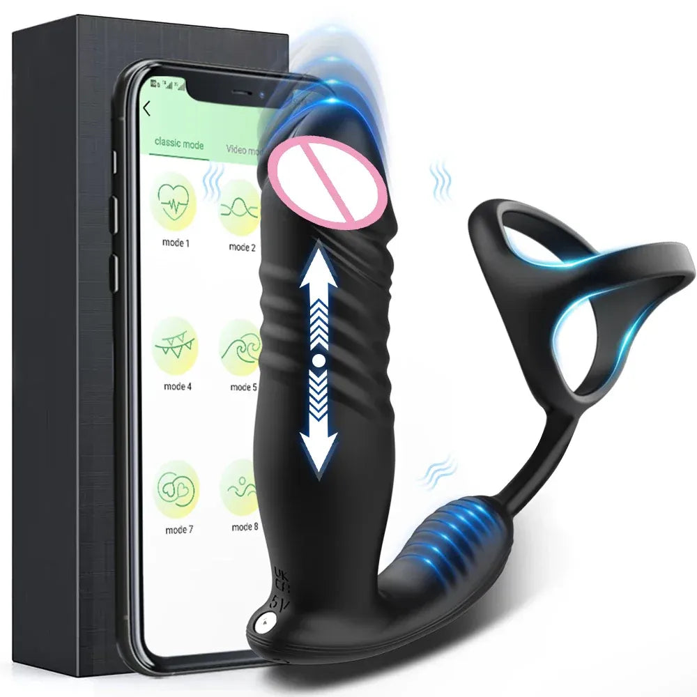 Telescopic Prostate Massager App Control