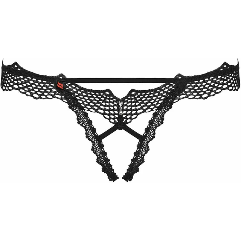 Thong By Obsessive Bravelle Black L/Xl