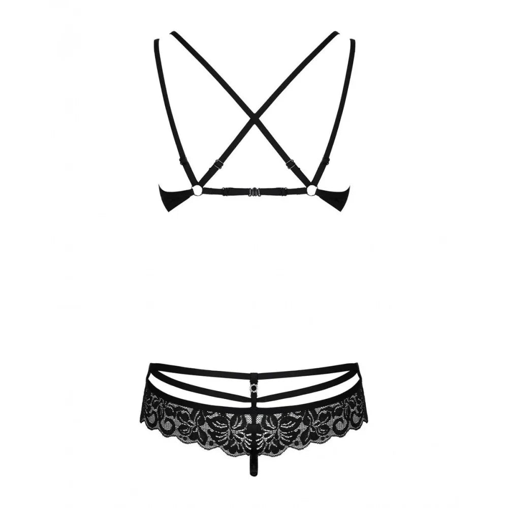 Underwear Set By Obsessive 860 Black S/M