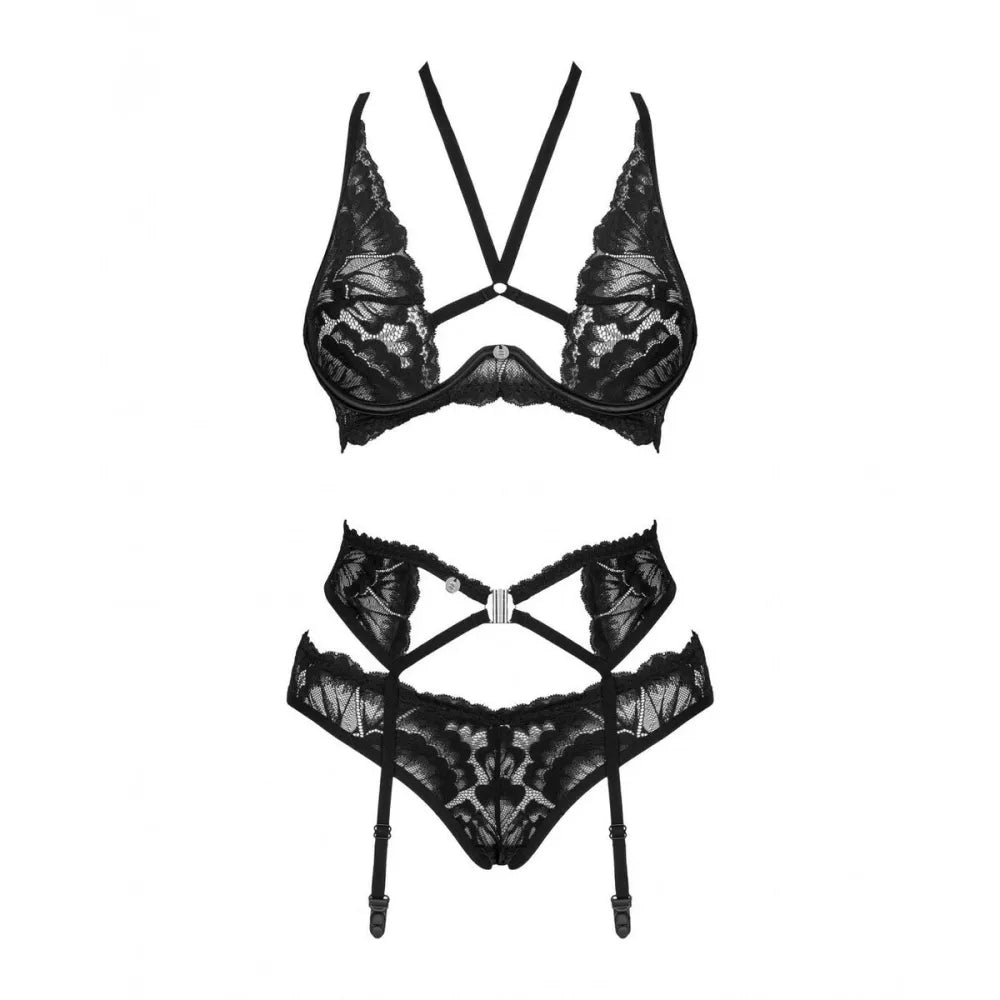 Underwear Set By Obsessive Alessya Black M/L