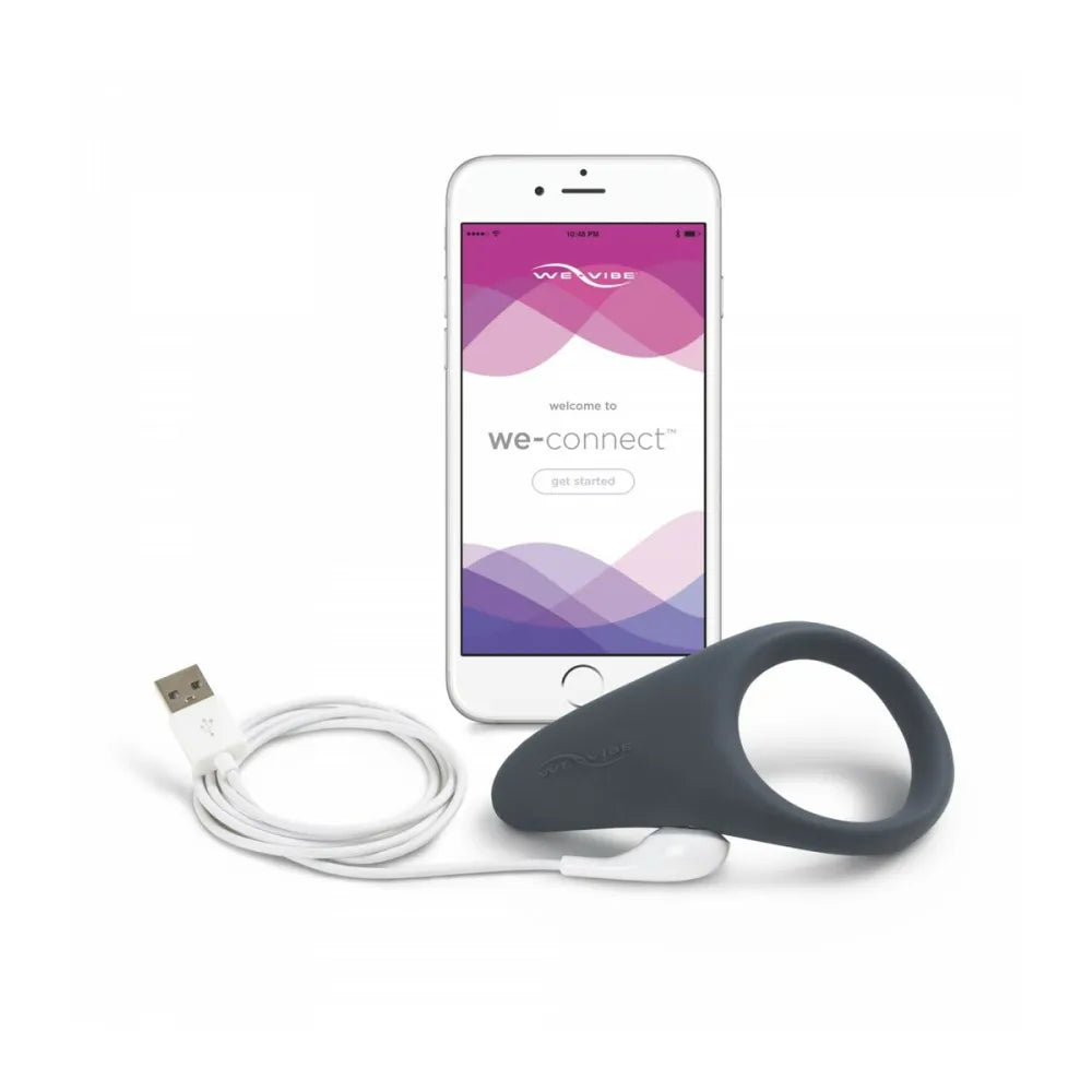 Verge Vibrating Ring By We-Vibe Snvgsg6 Grey