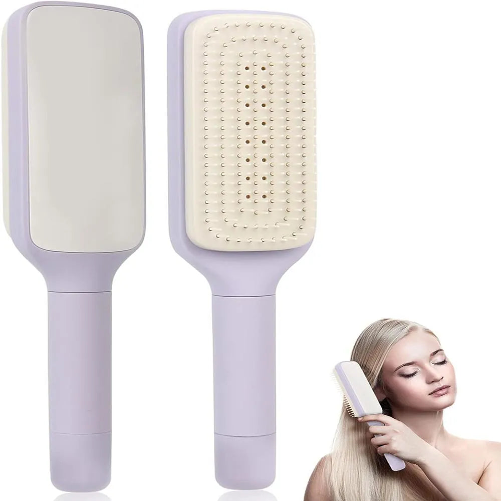 Vibe Geeks Anti-Static Massage Comb Scalable Rotate Lifting