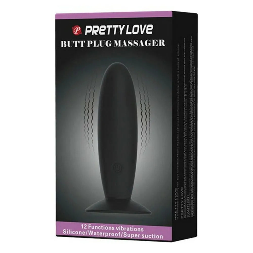 Vibrating Butt Plug By Pretty Love Silicone Suction Cup
