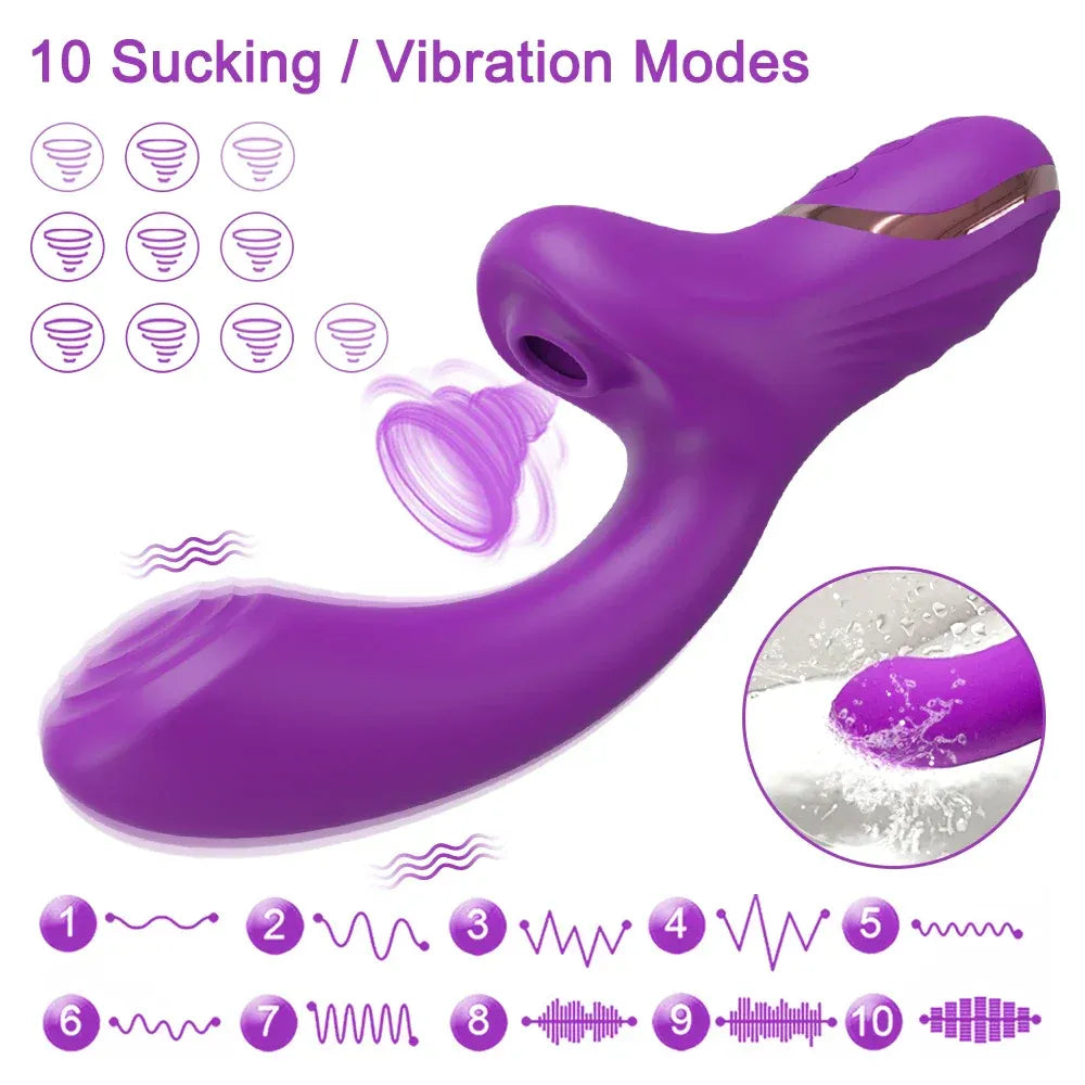 Vibrating Clit Sucker for Women G Spot Nipple Stimulator 18