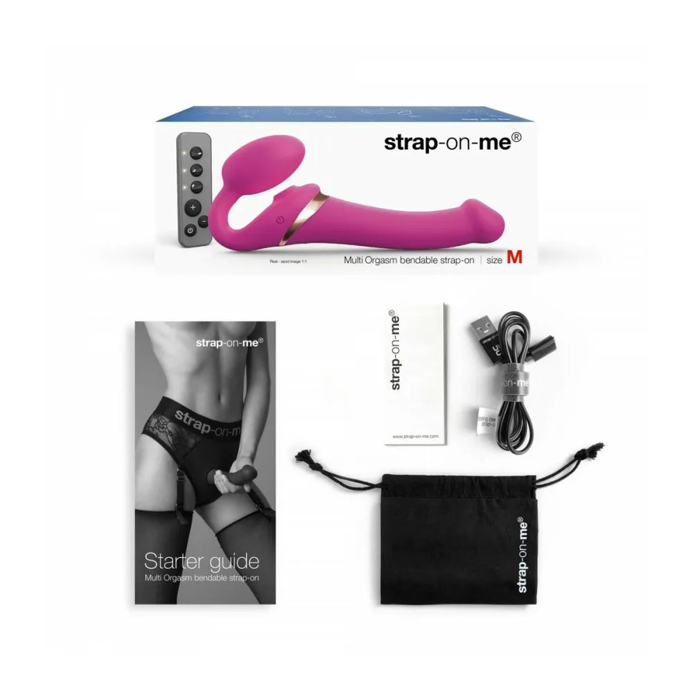 Vibrator By Strap-On-Me 6017456 Pink Xl M