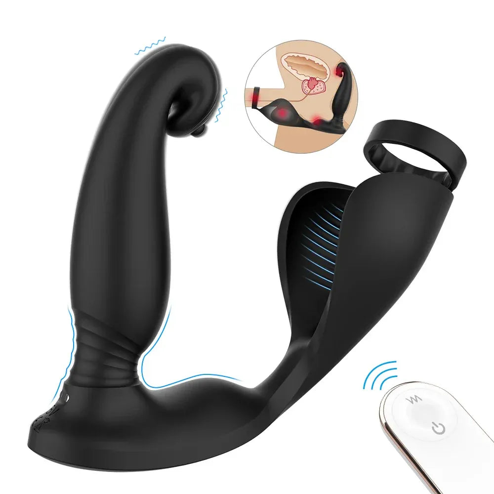 Wireless Prostate Massager for Men Delay Pleasure