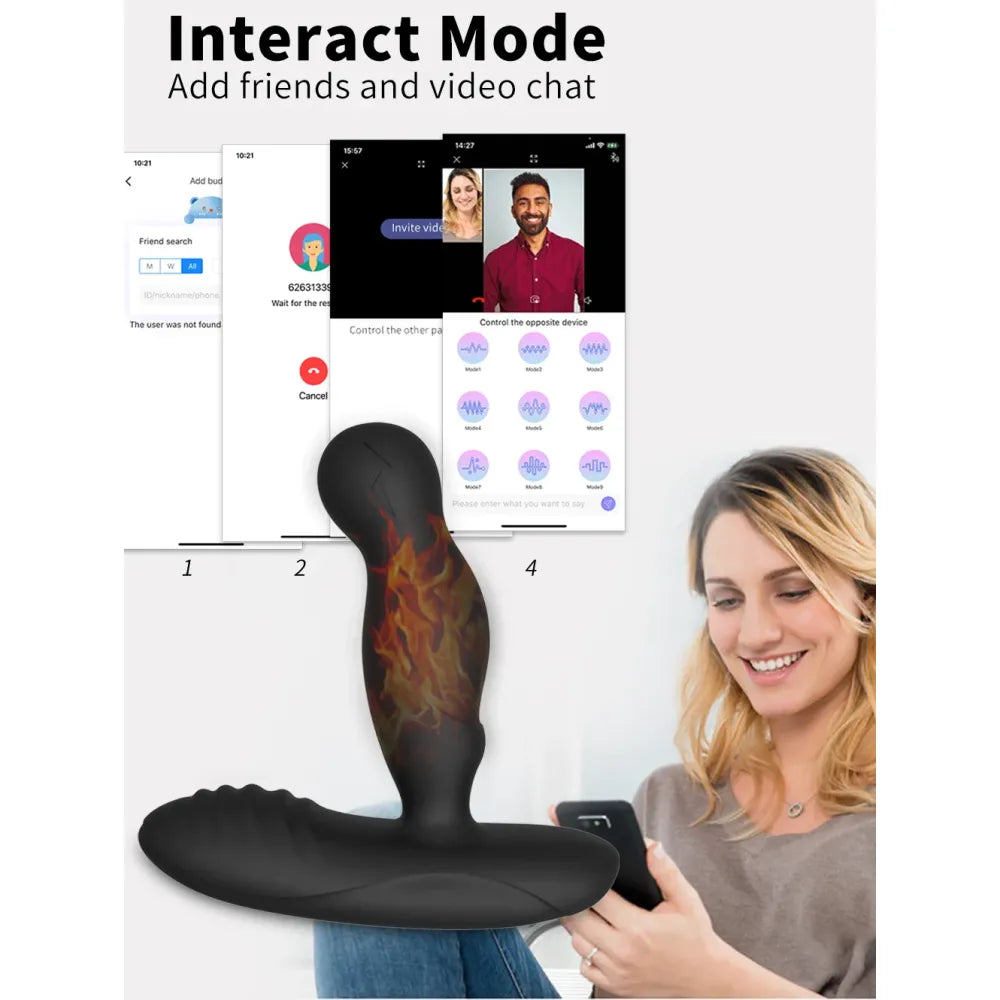 Wireless Prostate Massager With App Control