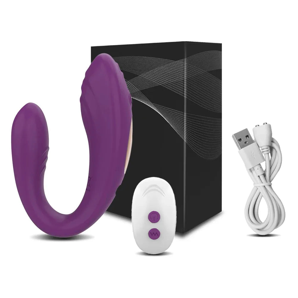 Wireless U-Shaped Clitoris Vibrator for Couples